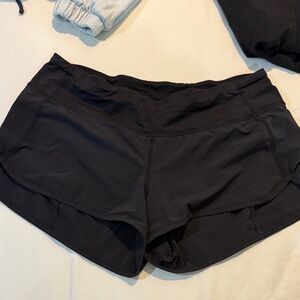 Lululemon Athletica Black Athletic Shorts